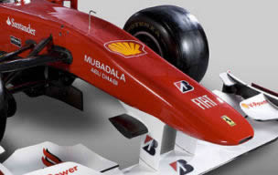 Ferrari 2010 nose cone