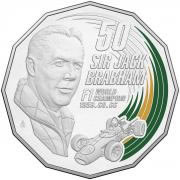Sir Jack Brabham commemorative 50cent coin