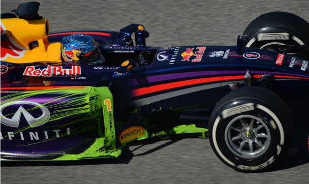 Red Bull preseason testing in Bahrein 2014