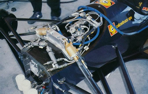 Minardi passive suspension system