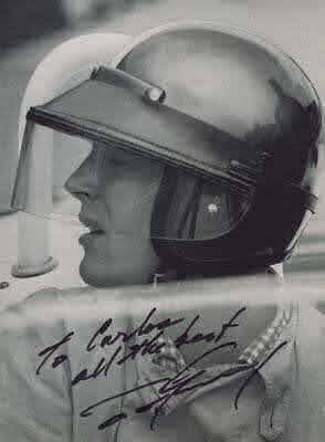 Dan Gurney autograped