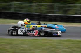 Lay-down endurance kart racing