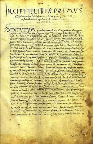 Riječki municipalni statut iz 1530