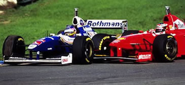 Schumacher - Villeneuve moment 1997