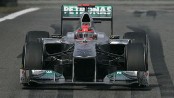 Michael Schumacher in Mercedes, China GP