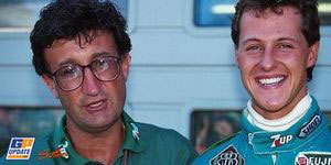 Schumacher and Eddie Jordan
