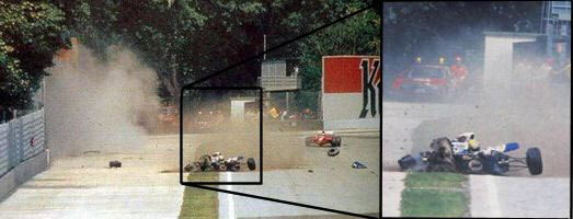 Senna crash in Imola 01. May 1994