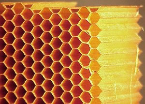 Honeycomb in wind tunnel