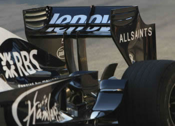 Williams rear wing
