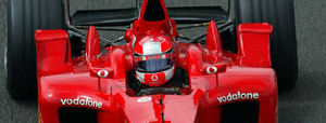 Ferrari f2002 exhoust