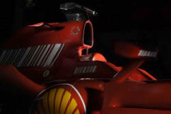 Engine air intake Ferrari