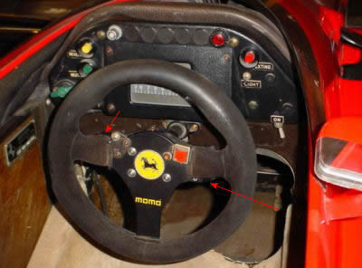 1989 Ferrari 640 steering wheel