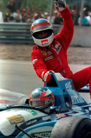 Jean Alesi remail without the fule Canadian Grand Prix, Montreal, 11 June 1995