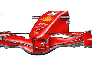 Nose cone Ferrari