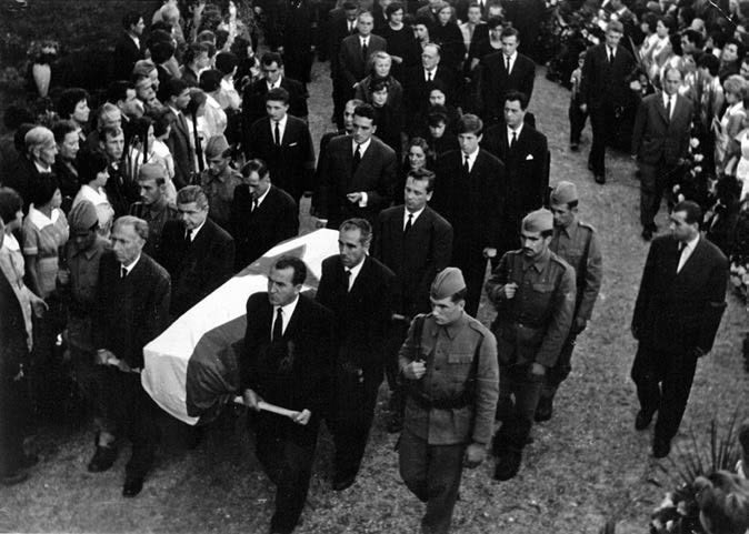 Pogreb Zdravka Kučića na Trsatu