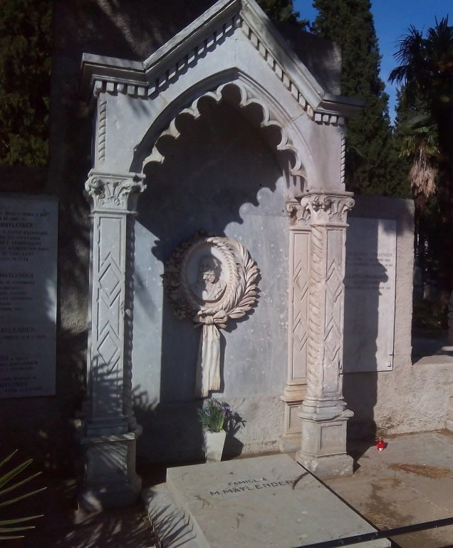 Maylender Michele grob na Kozali
