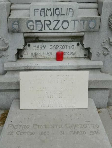 Giuseppe Sincich, grob na Kozali