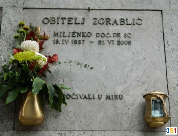 Milan Zgrablić, groblje Trsat