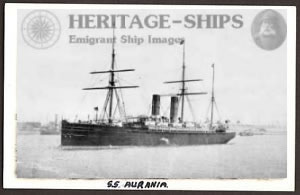 Brod Cunard line-a "Aurania"