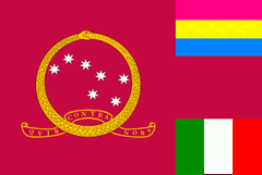 Zastava-Gonfalon talijanske uprave za Kvarner 