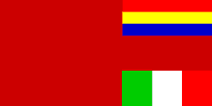 Zastava-Gonfalon talijanske uprave za Kvarner 