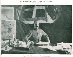 general Francesco Saverio Grazioli, guvernerom savezničkih snaga riječkog područja