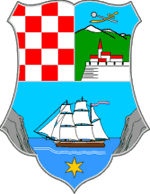 Grb Primorsko-Goranske Županije korišten od 24. Ožujka 1994 do 15. Lipnja 1995