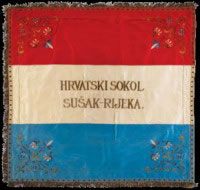 Zastava Hrvatskog Sokola Sušak-Rijeka