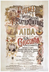plakat prve predstave u Teatru comunale