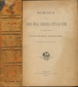 Memorie per la Storia della Liburnica Citta di Fiume, I-III, Mohovich, Rijeka 1896.