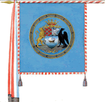 Predložak zastave nastao na temelju opisa Županijskog povjerenstva iz 1861.