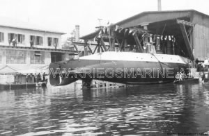 Porinuće podmornice u Torpedu12.06.1909.
