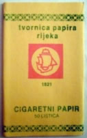 Cigaretni Papir, Tvornica Papira Rijeka - Original (50 Papirića)