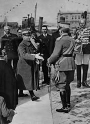 Vittorio Emanuele III na riječkoj rivi 16.03.1924