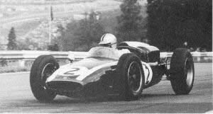 Alan Stacey in his Lotus18 at Spa 1960