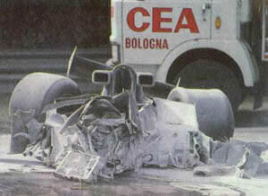 Ronie Peterson car fire 1970 at Italian GP