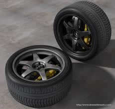 wheels with tires