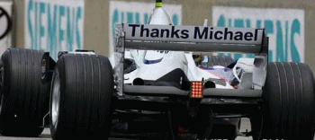Formula 1 rear wing